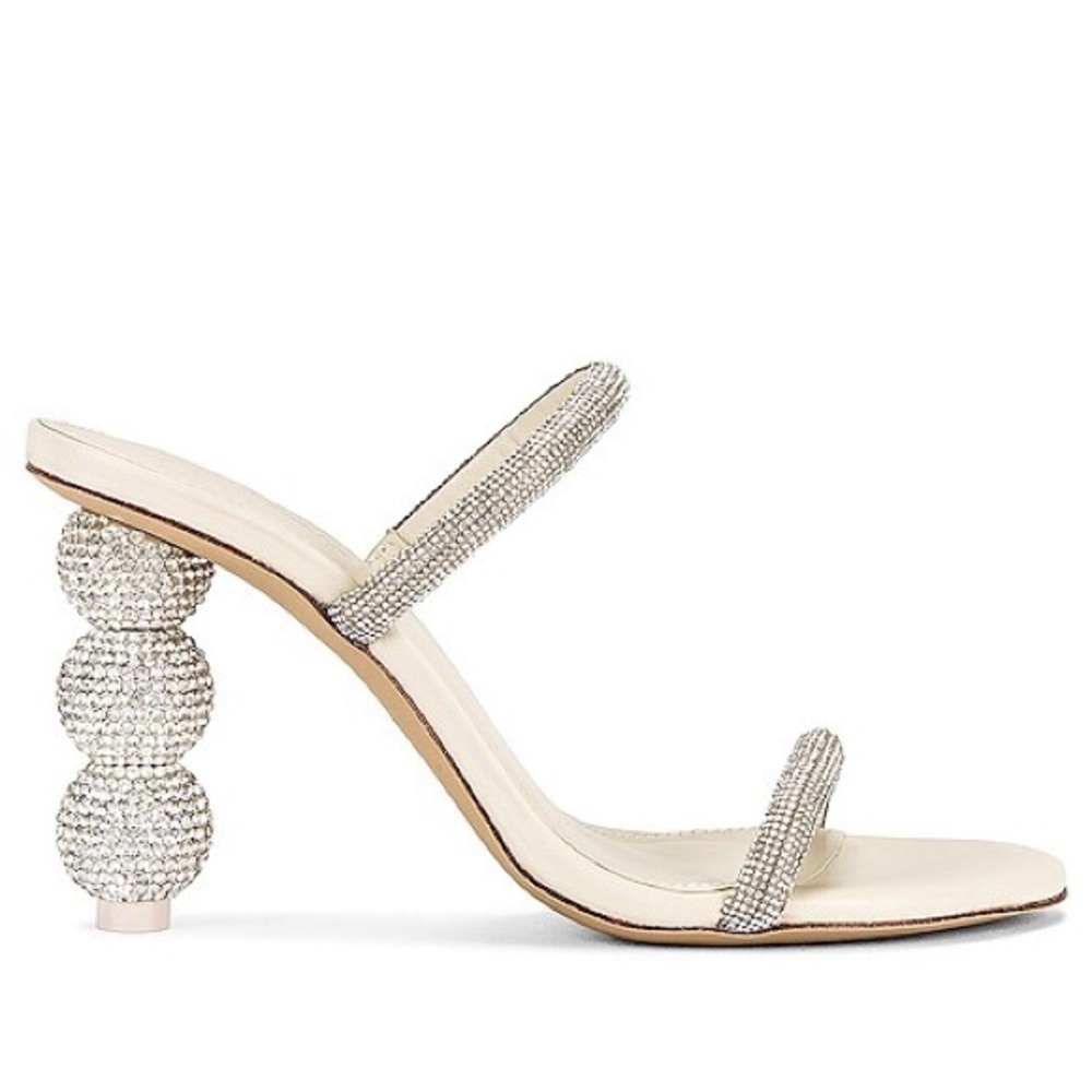 Cult Gaia Women's Envi Embellished High Heel Slide Sandals